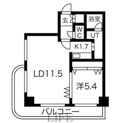 ネクステージュ南平岸の物件間取画像